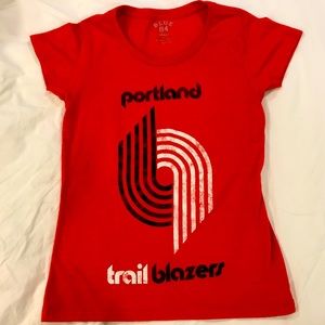 NBA Portland Trailblazers Red Top